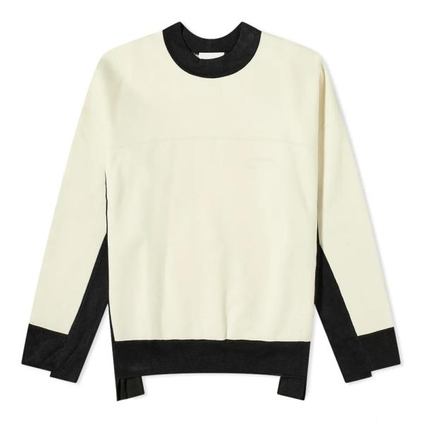 Buy cheap Men Fleece Crew Neck Sweatshirt Loose Fit Paneled Long Sleeve Sweatshirt from wholesalers