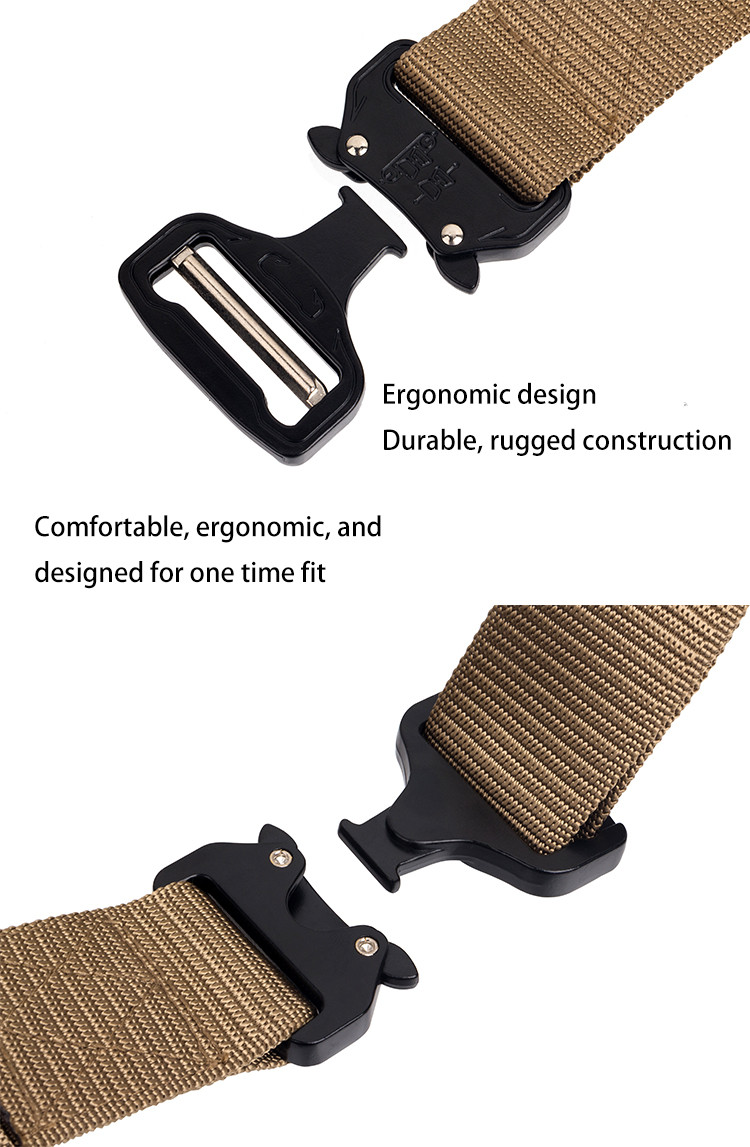 Outside Sports Hunting Accessories / Ergonomic And Adjustable Nylon Military Belt