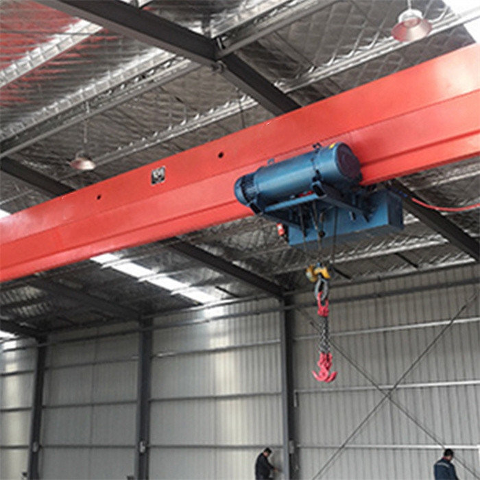 Remote Control Single Girder Bridge Travelling Overhead Crane European Style A3 440V