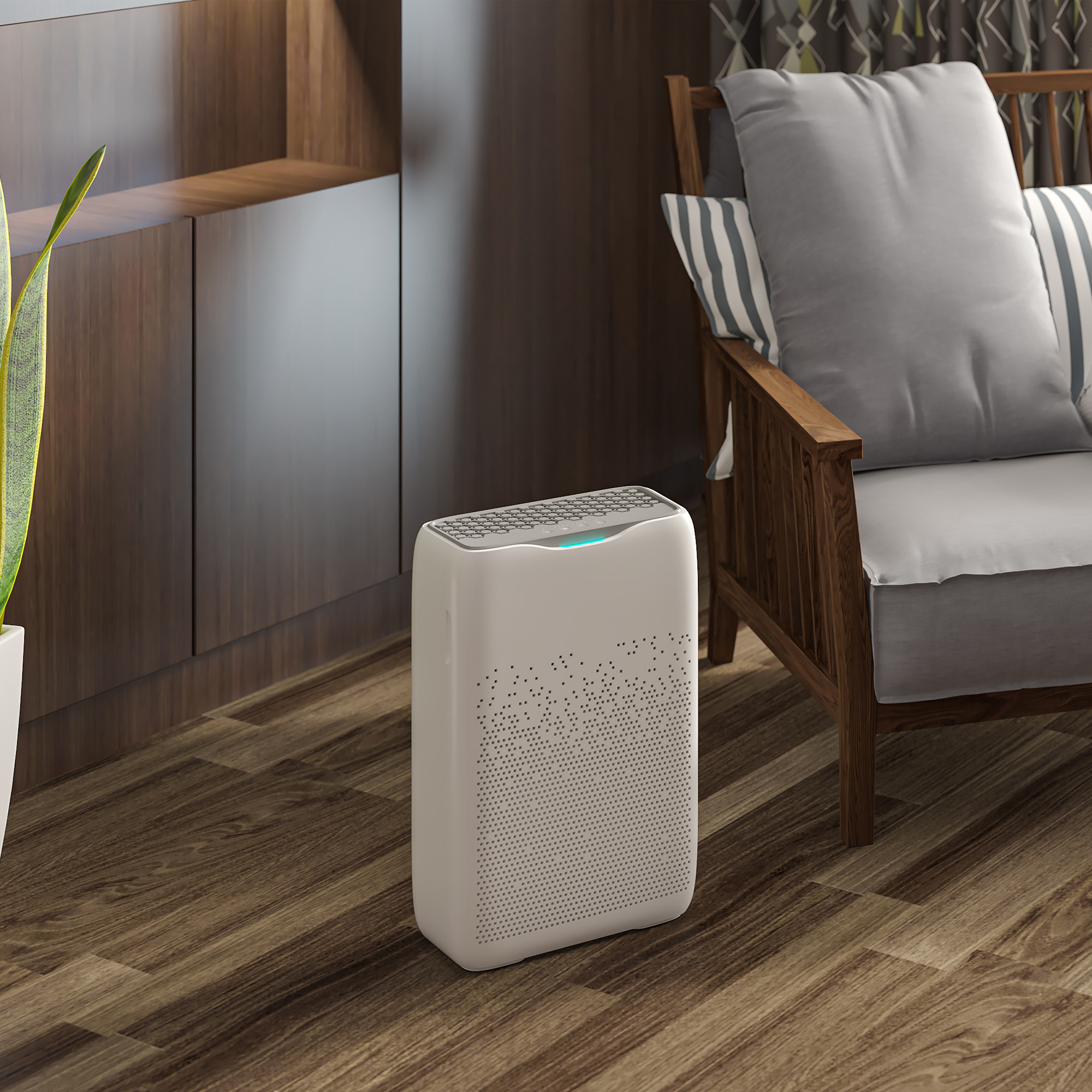 EPI188 Healthlead Air Purifier Smart Air Cleaner For Eliminate Smoke Dust Pollen Pet Dander