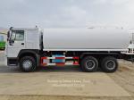 Diesel Engine Sinotruck HOWO 6X4 336HP HOWO 10 Tyres 20000 Litres Sprinkler