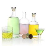 Buy cheap Inventory Glass Bottles Supplier 750ml Heavy Glass Liquor Bottles For Vodka Low from wholesalers