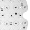 Buy cheap Aluminum Round Shape HASL Double Sided LED PCB White Solder Mask from wholesalers