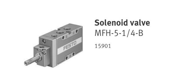 Buy cheap Solenoid valve MFH-5-1/4-B 15901 from wholesalers