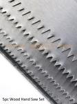 5pc Wood Hand Saw Set,Size:495mm,300mm,298mm,252mm,225mm,Cutting Wood,Pruning