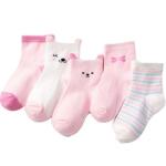 Anti Slip Printed Picture Socks Snagging Resistance For Newborn