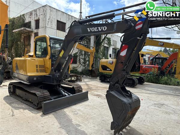 Buy cheap Volvo Ec55d Excavators Hydraulic Crawler Used Engineering Construction Excavator Second Hand Volvo Ec55d Excavator from wholesalers