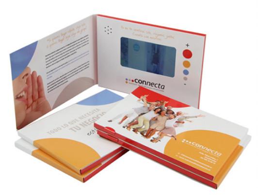 Buy cheap 4.3 inch LCD video flyer,customized print video plus print invitation card from wholesalers