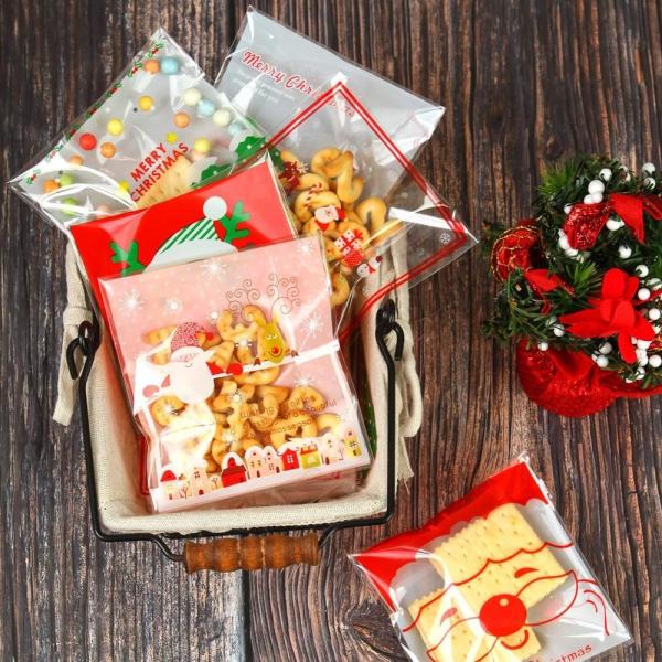 Buy cheap Wholesale high quality Printing opp self adhesive plastic bag for Christmas candy packing from wholesalers