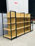 Factory Customized color size supermarket display shelf for rice