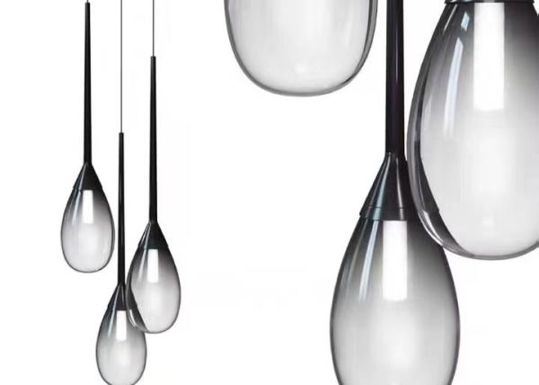 Glass Chandelier Ceiling Luxury Interior Led Design Modern Hanging Lamps Pendant