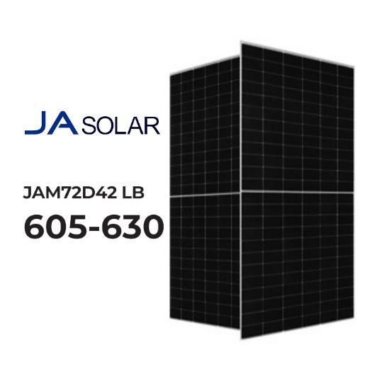 Buy cheap 605W 615W 625W JA N Type Bifacial Solar Panel Dual Glass Solar Panel 182mmx182mm Cell Size from wholesalers