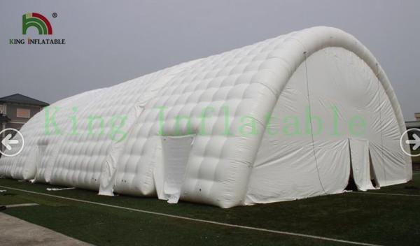 Buy cheap 24m * 10m White Inflatable Wedding Party Tent / Outdoor Event Tent from wholesalers