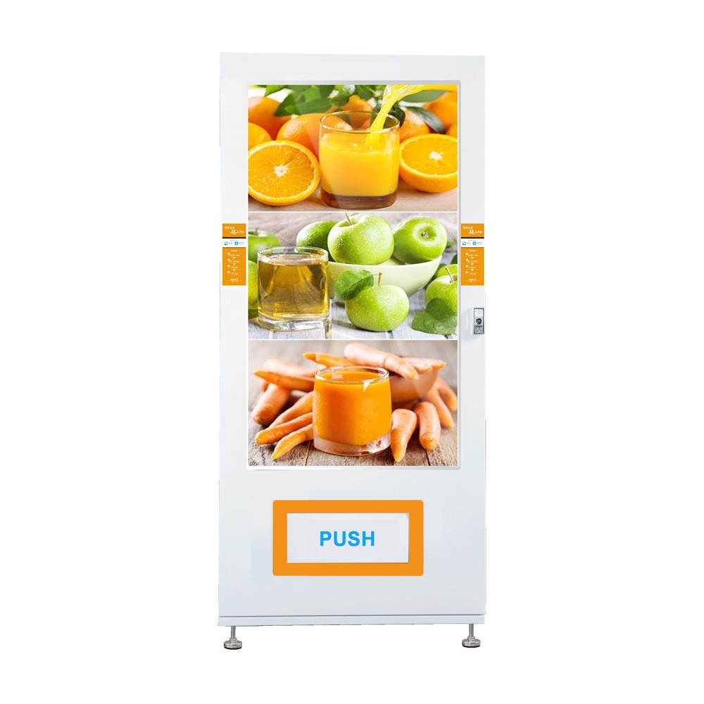 55 Inch Touch Screen food Vending Machine Eye Catching High Tech with smart system