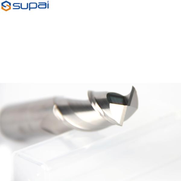 Buy cheap Flattened Solid Carbide Cutting Tools 2 Flutes End Mill For Aluminium Woodworking Cutters from wholesalers