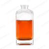 Buy cheap Body Material Glass Clear Bottle for Tequila Liqueur 500ml 1000ml Unique Carved Flat from wholesalers