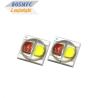 Buy cheap 2W 3535 SMD LED Dome Lens 30 Degrees Bi Color Red And White 350mA High Brightness LED Diode from wholesalers