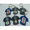 Buy cheap Custom 2d/3d Football Team Sportswear Shape Soft PVC Keychain For Euro 2016 Official Broadcast Gift from wholesalers