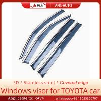 Buy cheap Tinted Toyota Smoke Window Visor Side Deflectors With Acrylic Strip product
