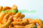 Crispy fried rice crust 3d snack food making machine / production line