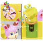 Squirrel Coin Operated Motorcycle Ride , Bilingual kiddie ride vending machine