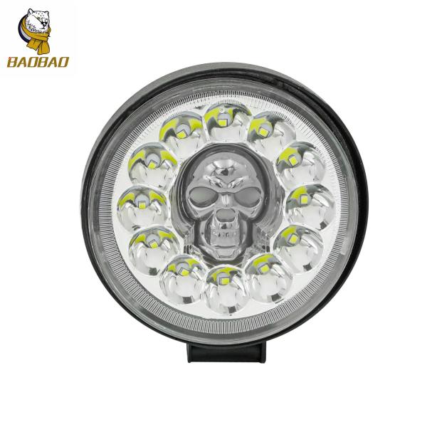 Buy cheap Metal Skull 12V Bright White Available LED Headlight For Honda Bike from wholesalers