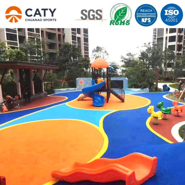 Buy cheap High Polymer Content Reliable Sports Flooring Materials Anti Slip EPDM Grains from wholesalers