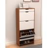 Buy cheap Three Layer MDF Shoe Wooden Cabinet With Shaker Door from wholesalers