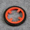 Buy cheap Stenter Machine Parts Krantz Finishing Machine K10 Type Brush Wheel Red Plastic Body Black Brush Wheel from wholesalers