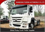 Q345B Carbon Steel Second Hand 420HP Tractor Head Trucks