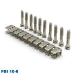 Buy cheap UK5N UKK5 UK2.5B Din Rail Terminal Blocks Accessories Center Jumper 10 Pole FBI 10-6 from wholesalers