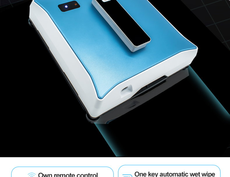 Highly Electric Remote Control Window Glass Cleaner Robot with Dual Water Spray Function