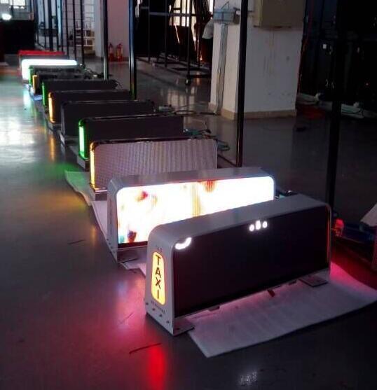 Buy cheap Elegant poster rgb taxi advertising screens P5MM double sides from wholesalers
