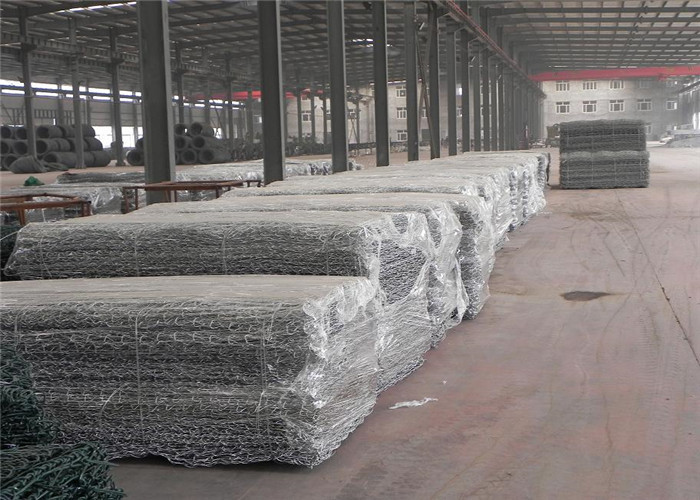 High Zinc Galvanized Gabion Basket Wire Cage For Protect Soil and Water Loss