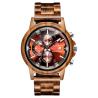 Buy cheap Male Elegant Walnut Wooden Quartz Watch High Quality Sporty Type 1010-3 from wholesalers