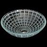 Buy cheap Tempered Glass Wash Basin Bowl 420mm Length Round Glass Vessel Vanity Sink from wholesalers