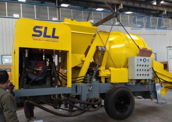 Buy cheap Industrial Concrete Mixer Pump , Diesel Concrete Pump 40 Feet Container from wholesalers