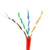 Buy cheap 24AWG LSZH Low Smoke Cat5e Cable , Zero Halogen Cat5e External Cable 305m from wholesalers