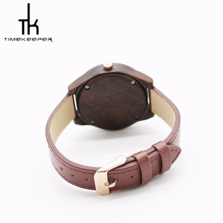Unisex Wood Dial Real Leather Strap Watches For Men Online Fashionable
