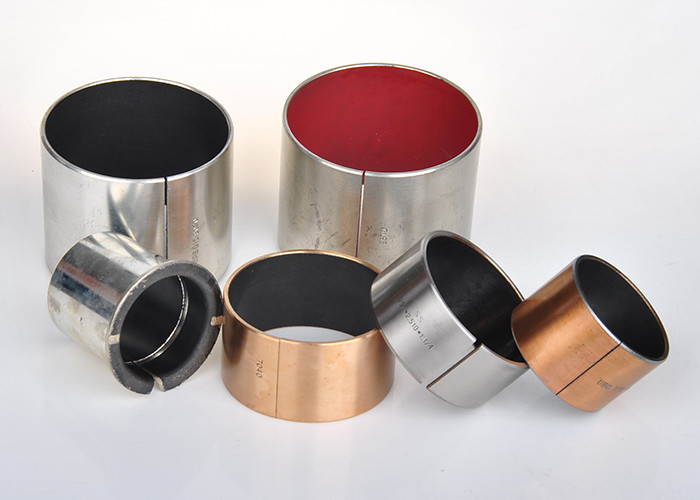 PAP 4030 Steel Backed Bronze Bushing / PTFE Coating Steel Bushing Sleeve