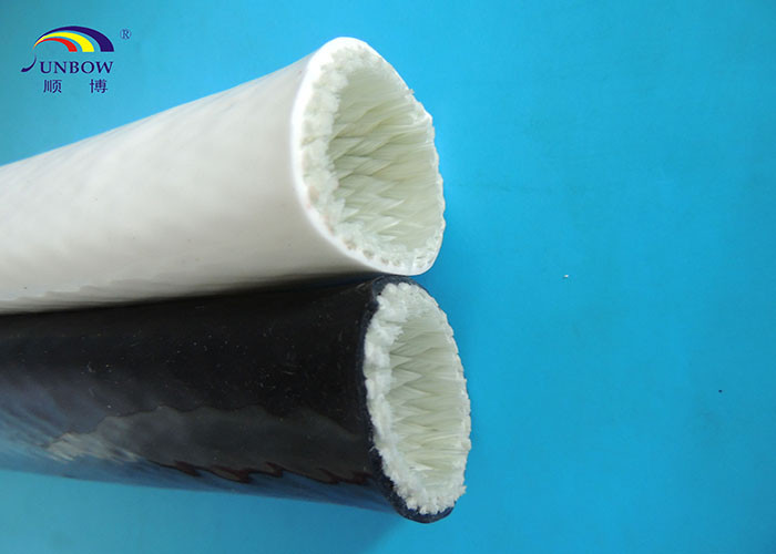 Fire Protective Fiberglass Sleeves with Silicone Rubber Coating 100mm ID