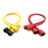 Buy cheap 3 Pin Power Extension Cord 125V 220V IEC C13 C14 red yellow color power cable from wholesalers