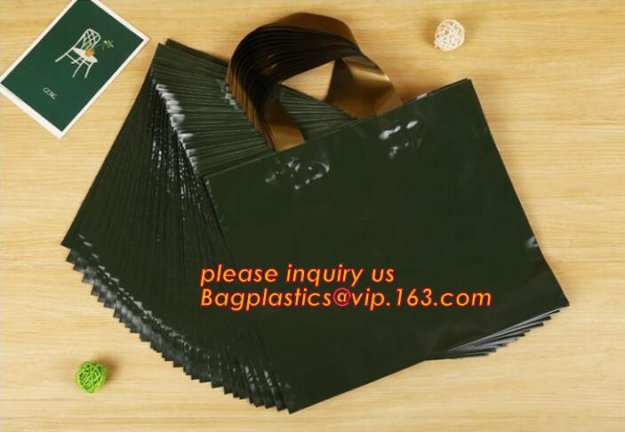 Soft Loop Handle Plastic Bags for carrying food,Starch Oxo Biodegradable Soft Loop Handle Plastic Bag For Grocery bageas
