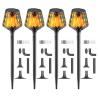 Buy cheap 2000mAh 117PCS LED Flickering Flame Solar Garden Lights from wholesalers