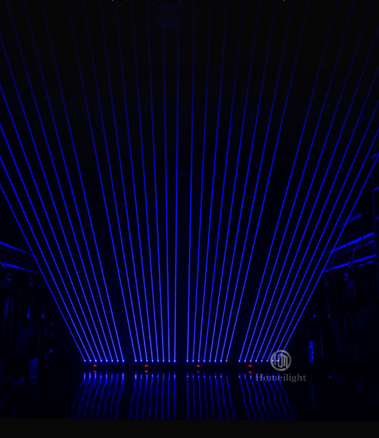 Disco Lighting RGB 3in1 Red Color Laser DMX512 Stage Show Party Light 8 Eyes Laser Moving Head Light