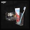 Buy cheap Wall Suction Clear Toothbrush Cup Holder 180mm Wide ISO9001 Approved from wholesalers