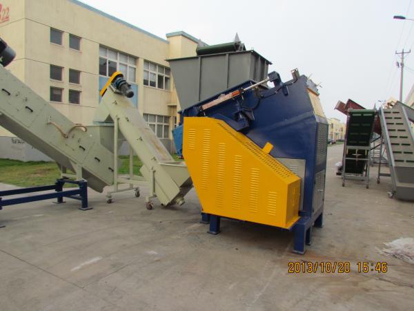 Buy cheap PLC System 400kg/H 380V Single Shaft Shredder Machine from wholesalers