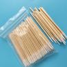 Buy cheap 3" Lint Free Cotton Bud Wooden Stick 1mm Micro Pointed Cotton Swab For Factory Cleaning from wholesalers