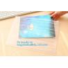 Buy cheap zipper bag vinyl toiletry zipper bag pvc slider bag, Waterproof PVC Vinyl Slider Zipper Bag, Supplies Vinyl Clear PVC Zi from wholesalers