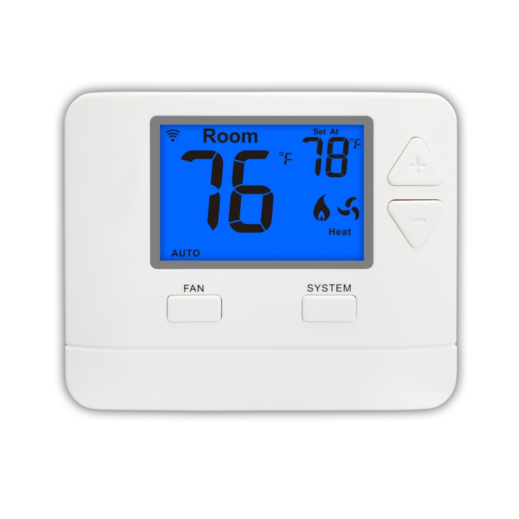 HVAC Heating WIFI LCD ABS Non Programmable Digital Home Thermostat 24V